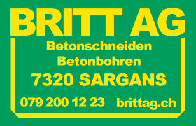 Britt AG, Betonschneiden, -fräsen, und -sägen in Bad Ragaz